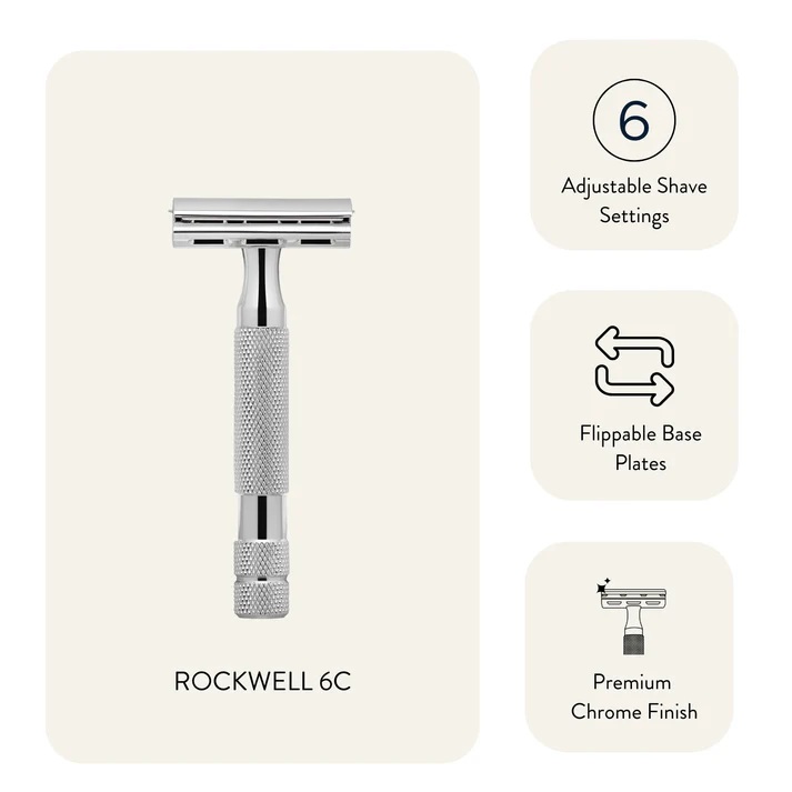 Rockwell 6C Adjustable Chrome Razor